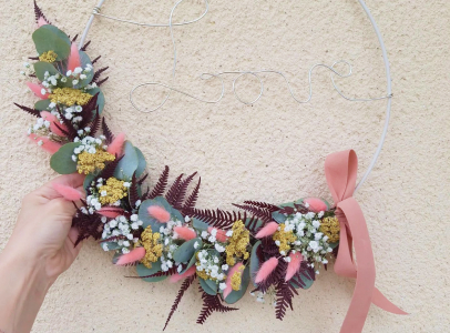 Création florale de Fleurs séchées Champagné - Le Mans (72)