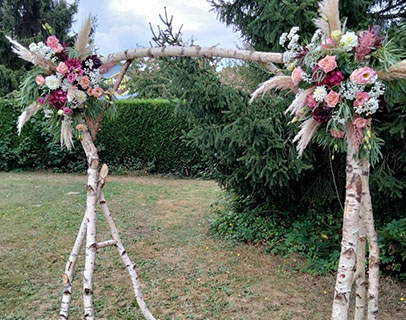 Décoration extérieure Mariage Le Mans (72)