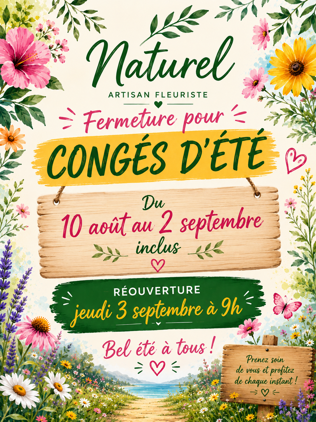 Cong&eacute;s d'&eacute;t&eacute;